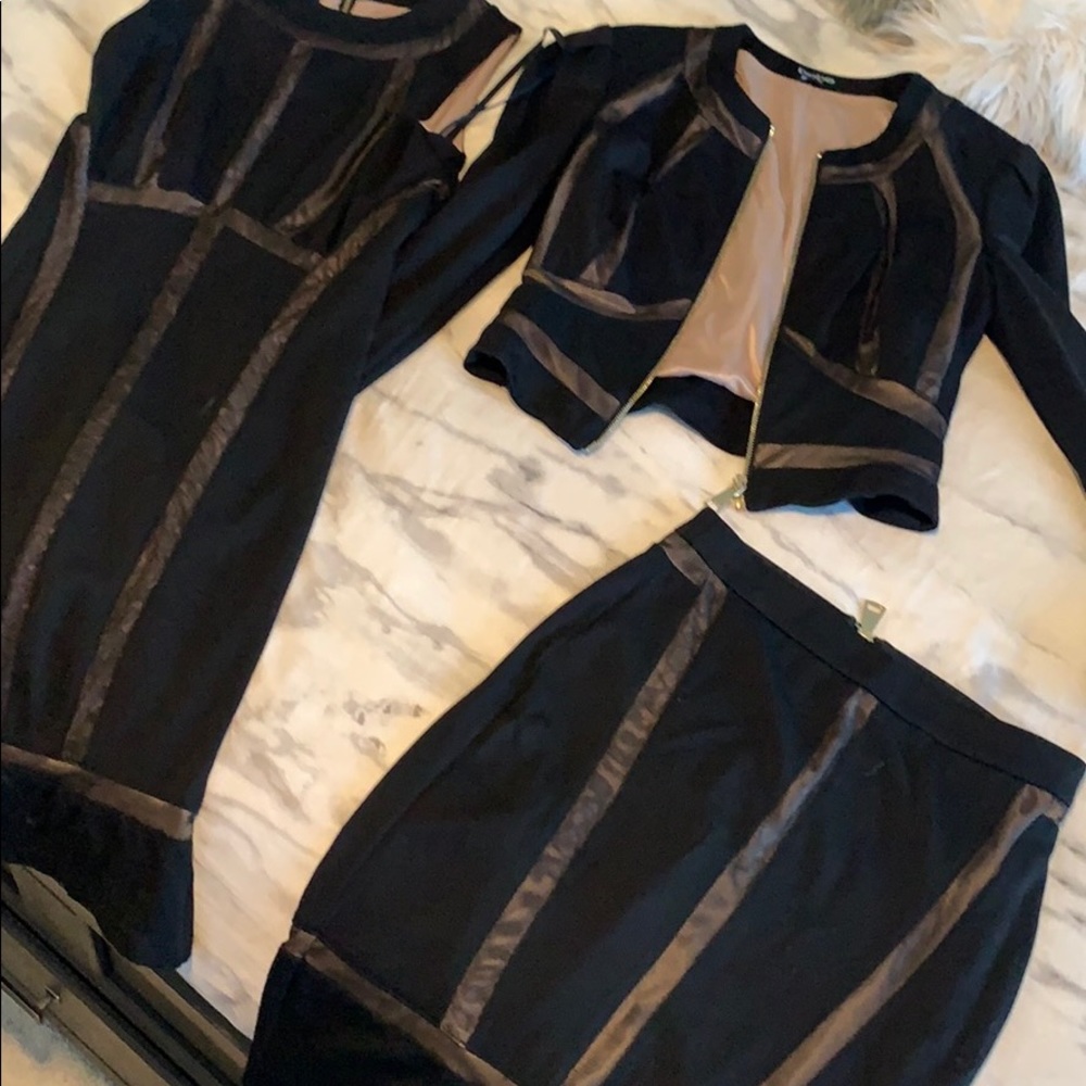 3 piece BEBE interview outfit